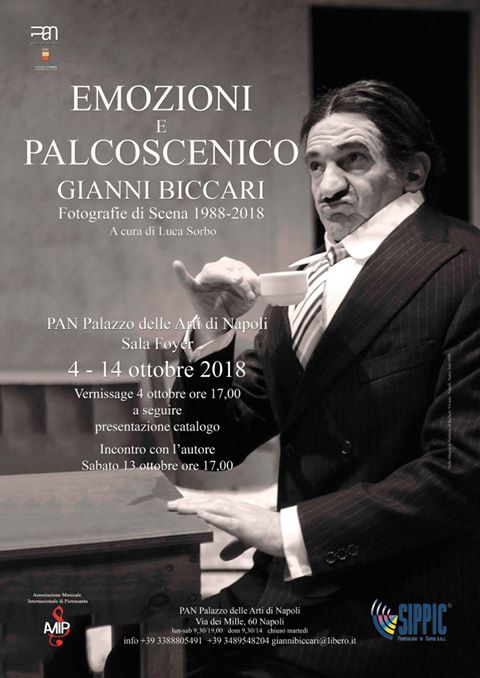 Il puteolano d’adozione Gianni Biccari presenta al Pan la mostra fotografica “Emozioni e palcoscenico”