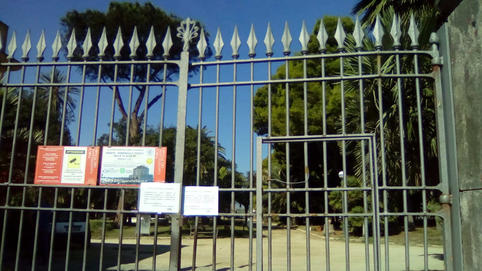 Parco Vanvitelliano chiuso, il Pd: “Il commissario garantisca la sicurezza e la veloce riapertura”