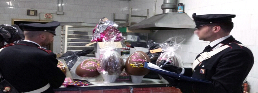 POZZUOLI/ Sequestrate 141 uova di cioccolato dai Nas in due pasticcerie