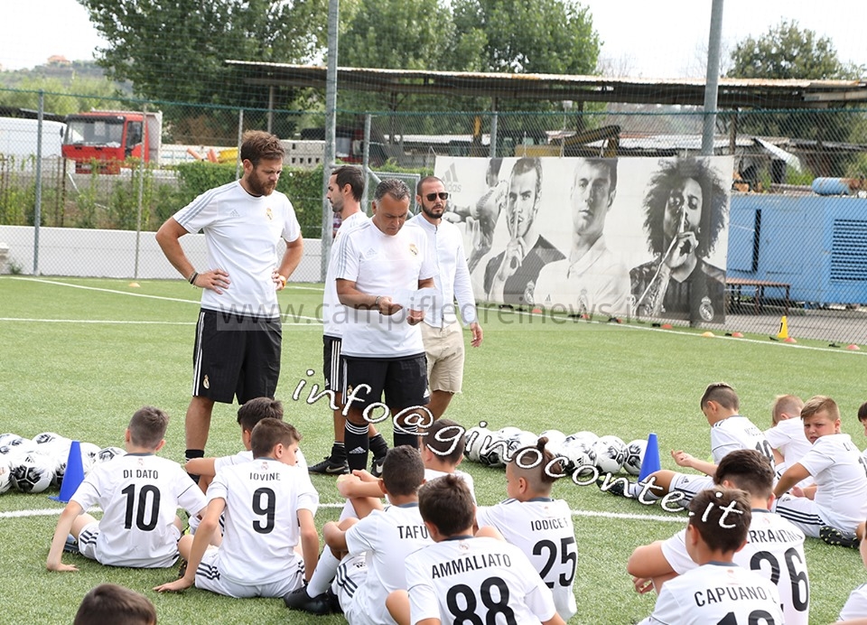 Il Real Madrid cerca giovani talenti a Pozzuoli|FOTO