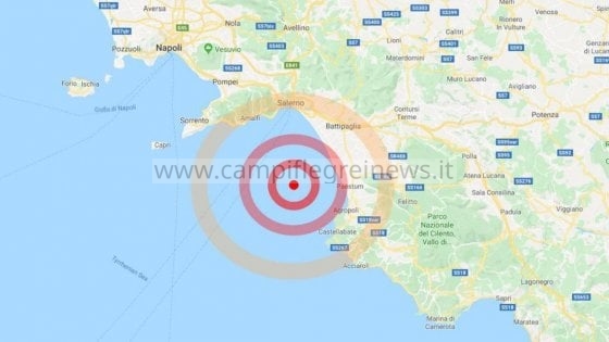 ULTIMORA/ Terremoto nel Golfo di Salerno avvertito dalla popolazione