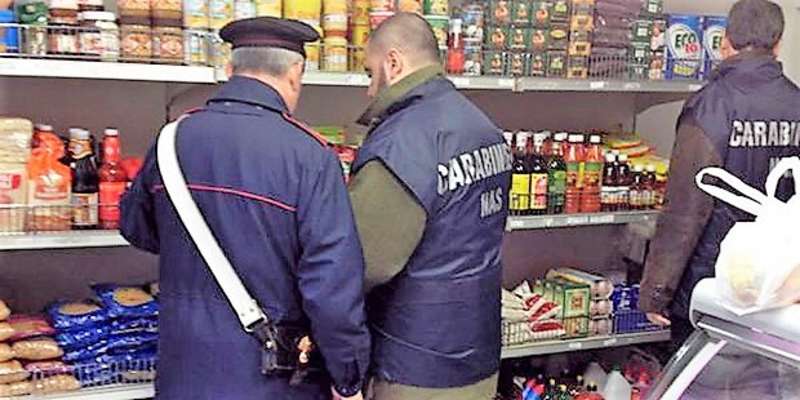 QUARTO/ Nas sequestrano 264 kg di alimenti in un supermercato di via Verga