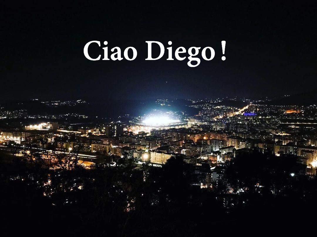 Ciao Diego, Napoli ti saluta