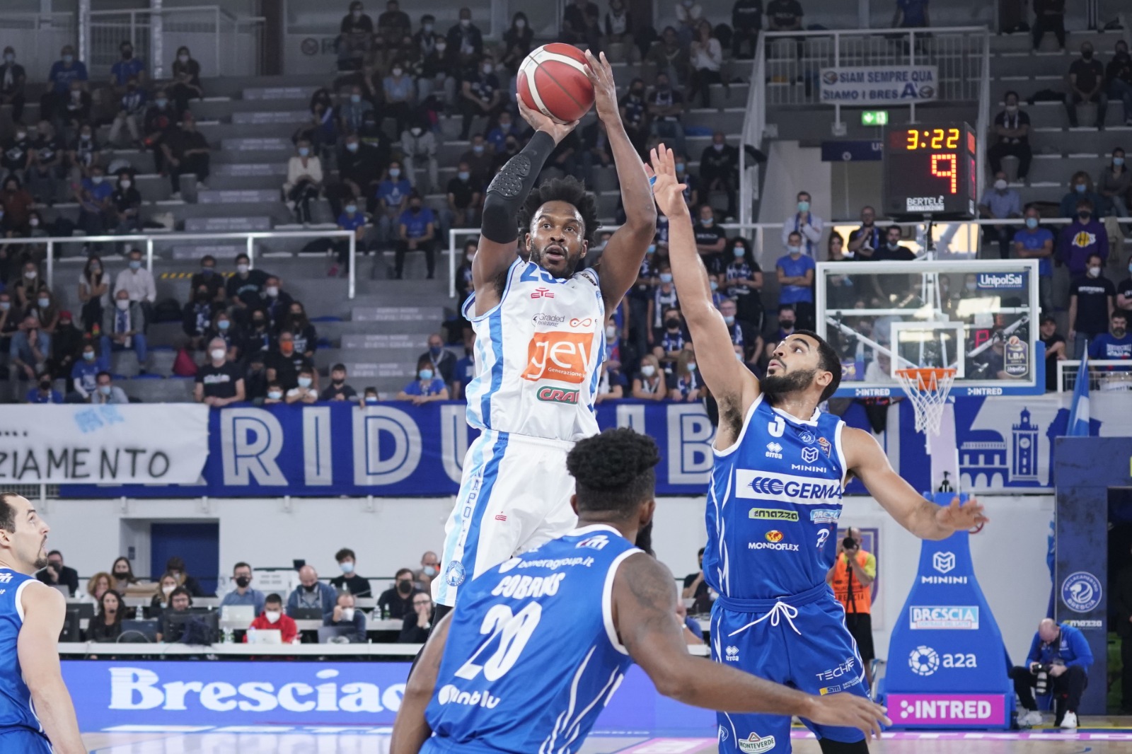 Basket| Gevi Napoli sconfitta dalla Germani Brescia. Sacripanti: “Commessi stessi errori della partita con Reggio”