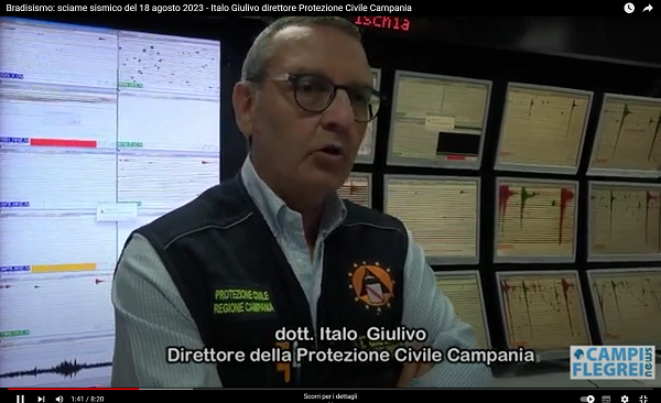 Bradisismo, il direttore della Protezione Civile della Regione Campania spiega cosa potrebbe accadere in caso di emergenza